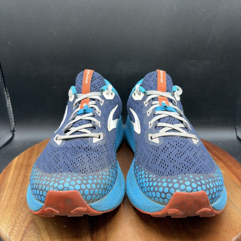 Brooks Divide 3 Mens Size 9.5 D Trail Running Shoes Blue Sneakers 1103811D490 - Picture 2 of 8